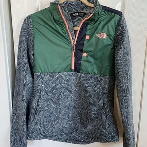 North Face Quarter Zip Pullover XS